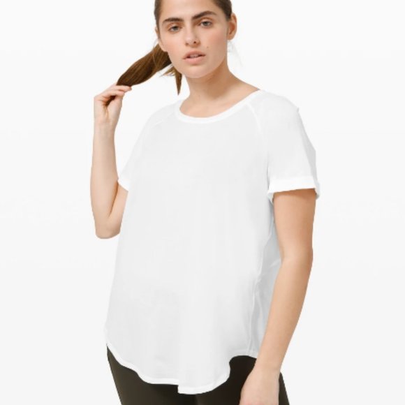 Lululemon Open Up Tie Back Tee - Picture 2 of 4